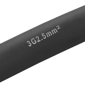 CEE-Set mit 20 m Verlangerungskabel 3x2,5 mm und 40 cm Adapterkabel von Schuko-Stecker auf CEE in