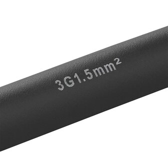 CEE-Set mit 20 m Verlangerungskabel 3x1,5 mm und 40 cm Adapterkabel von Schuko-Stecker auf CEE in Aufbewahrungstasche