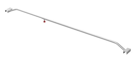 Alu-Planenbugel  ausziehbar  132-204cm  fur Anhangerplane