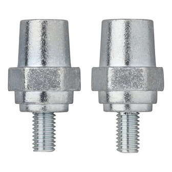Schraubbare Batteriepole-Set (+) und (-) aus Zink M8