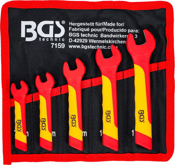 5-teiliges VDE Open End Spanner Set, 7-14 mm