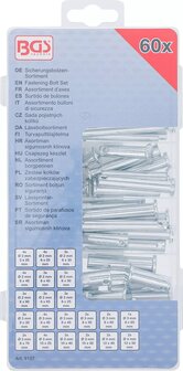 Sicherungsbolzen-Sortiment 60-tlg