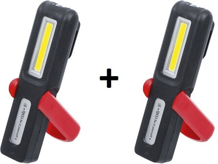 COB-LED Arbeitshandlampe x2 stuck
