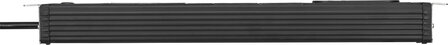 Steckdosenleiste 2-fach schwarz 3 m H05VV-F 3G1,5 19-Format