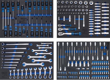 Werkstattwagen 8 Schubladen mit 299 Werkzeugen