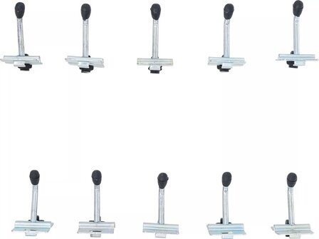 Einzelhaken-Satz 40 mm fur Schrankwand-System 10-tlg