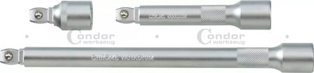 Gelenk-Verlangerungsset 3-teilig 1/4" 50/150/225 mm