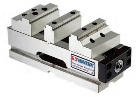 Selbstzentrierender Doppel-Maschinenschraubstock 150 mm