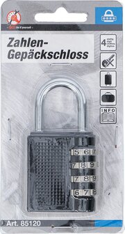 Zahlen-Gepackschloss