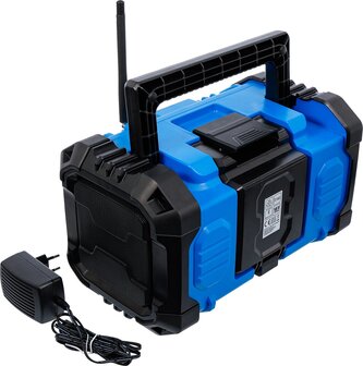 Akku-DAB Radio Hybrid 18 V und 230 V ohne Akku