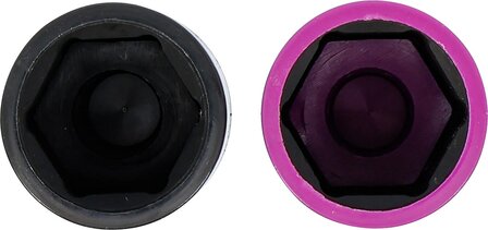 Kraft-Schoneinsatz-Satz Antrieb Innenvierkant 12,5 mm (1/2) 20,5 + 21,5 mm 2-tlg