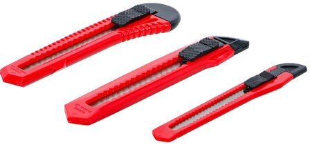 Abbrechmesser-Satz Klingenbreite 9 / 18 mm 3-tlg