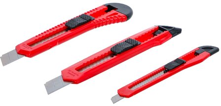 Abbrechmesser-Satz Klingenbreite 9 / 18 mm 3-tlg