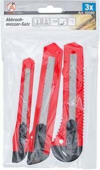 Abbrechmesser-Satz Klingenbreite 9 / 18 mm 3-tlg