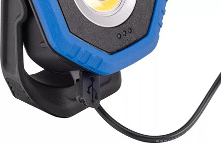 Taschen-Flutlichtstrahler mit kabelloser Ladefunktion, COB-LED Twin Beam 2-in-1