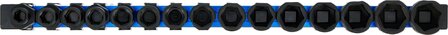 Kraft-Steckschlussel-Einsatz-Satz Sechskant extra flach Antrieb Innenvierkant (1/2) SW 10 -24 mm 15-tlg