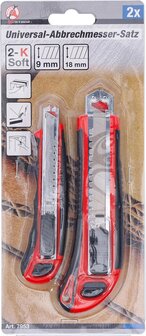 Universal-Abbrechmesser-Satz Klingenbreite 9 / 18 mm 2-tlg