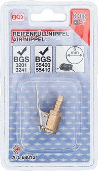 Reifenf&uuml;llnippel 6,3 mm (1/4)