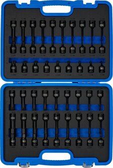 Kraft-Bit-Einsatz-Satz Antrieb Innenvierkant 12,5 mm (1/2) 56-tlg