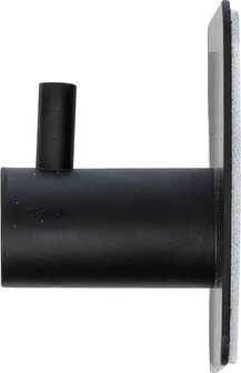 Handtuch-Haken-Satz schwarz selbstklebend 6-tlg