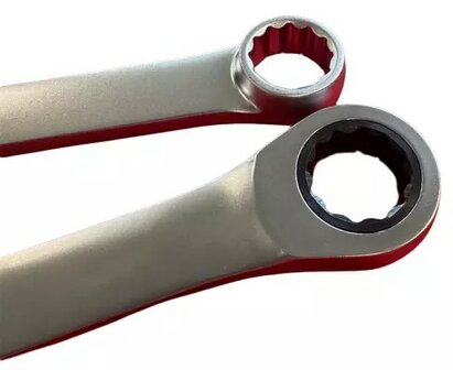 Extra langer Ringratschen-Schlusselsatz 8&ndash;19 mm, 10-teilig