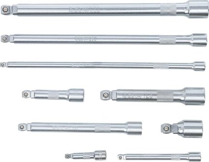 Kippverl&auml;ngerungs-Satz 6,3 mm (1/4), 10 mm (3/8), 12,5 mm (1/2) 9-tlg