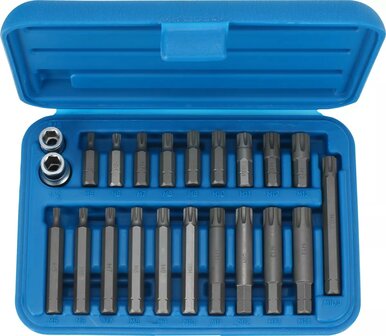 Steckschlussel-Bit-Satz 22-teilig 3/8 + 1/2 Ribe-Profil M5-13 &nbsp;