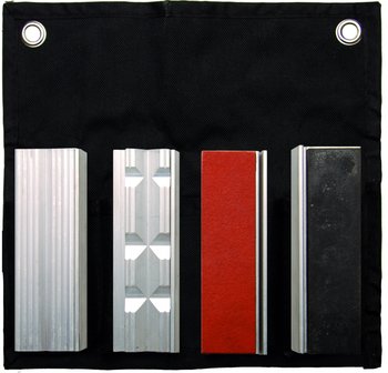 8-teiliges Tisch-Schraubstock-Schutzblech-Set, 100 mm