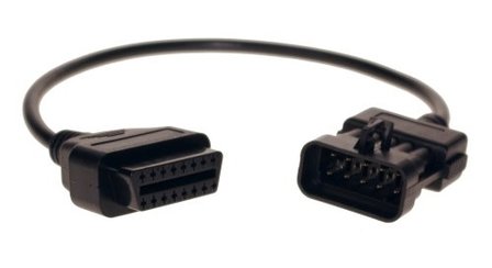 OPEL10 PIN naar OBD2 16 PIN 