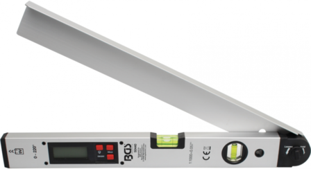 Digitaler LCD-Winkelmesser mit Wasserwaage 450 mm