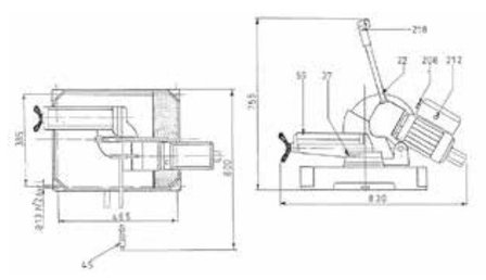 Trimmen - &oslash; 250/275 MKS250N, 83kg