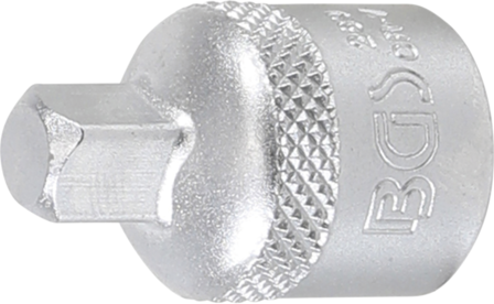Steckschl&uuml;ssel-Adapter Innenvierkant 10 mm (3/8) - Au&szlig;envierkant 6,3 mm (1/4)