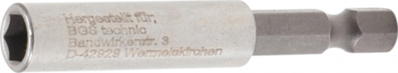 Magnetischer Bithalter, extra stark Abtrieb Au&szlig;ensechskant 6,3 mm (1/4) 60 mm