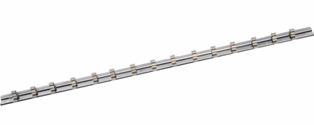 Aufsteckschiene mit 15 Clips 6,3 mm (1/4)