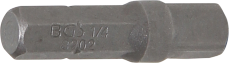 Bit-Knarren-Adapter Au&szlig;ensechskant 6,3 mm (1/4) - Au&szlig;envierkant 6,3 mm (1/4) 30 mm