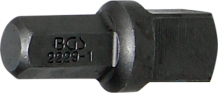 Bit-Knarren-Adapter Au&szlig;ensechskant 8 mm (5/16) - Au&szlig;envierkant 10 mm (3/8) 30 mm