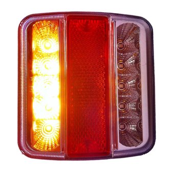 Rucklicht 4 Funktionen 98x105mm 14LED