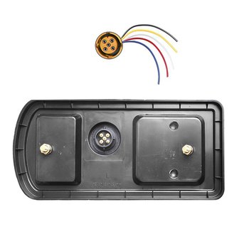 Rucklicht 5 Funktionen 225x105mm 43LED links