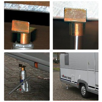 Adapter fur Wagenheber mit einfacher Erhohung