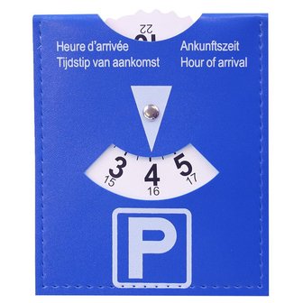 Parkscheibe im Polybeutel