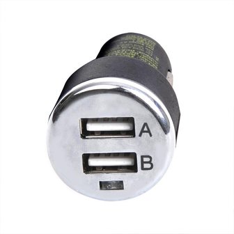 USB Ladeger&auml;t zweifach 12V/24V 2000mA