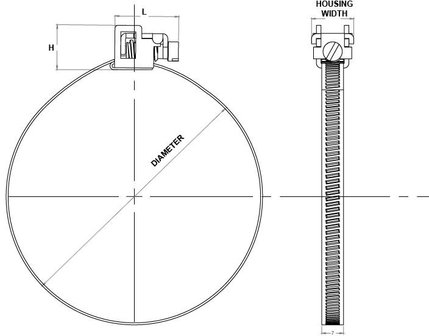 Multiband Edelstahl 10m