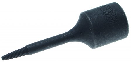 Spiral-Profil-Steckschlussel-Einsatz / Schraubenausdreher Antrieb Innenvierkant (3/8) 2 mm