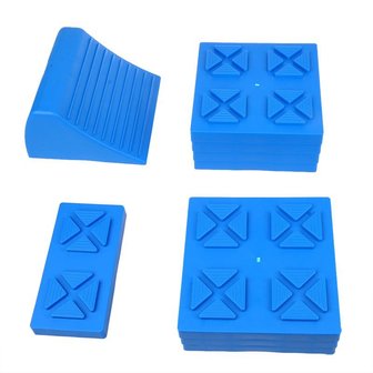 Multifunktionaler stapelbarer Rampenblock