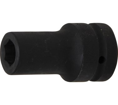 Kraft-Steckschlussel-Einsatz Sechskant, tief Antrieb Innenvierkant (1) SW 19 mm