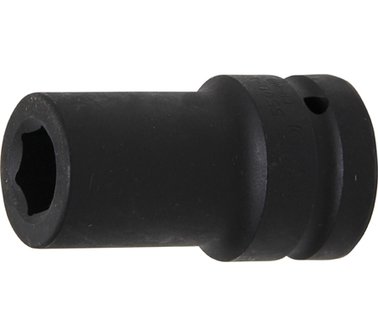 Kraft-Steckschlussel-Einsatz Sechskant, tief Antrieb Innenvierkant (1) SW 21 mm