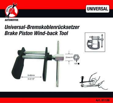 Universal Bremskolben-R&uuml;ckstell-Werkzeug