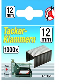 Klammern Typ 53 12 x 11,4 mm 1000 St&uuml;ck