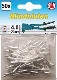 Blindnieten 4,0 mm, 50-tlg.