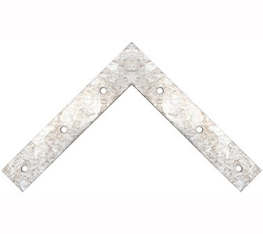 L-Winkel, 150 x 150 x 25 x 2 mm, 2-tlg.